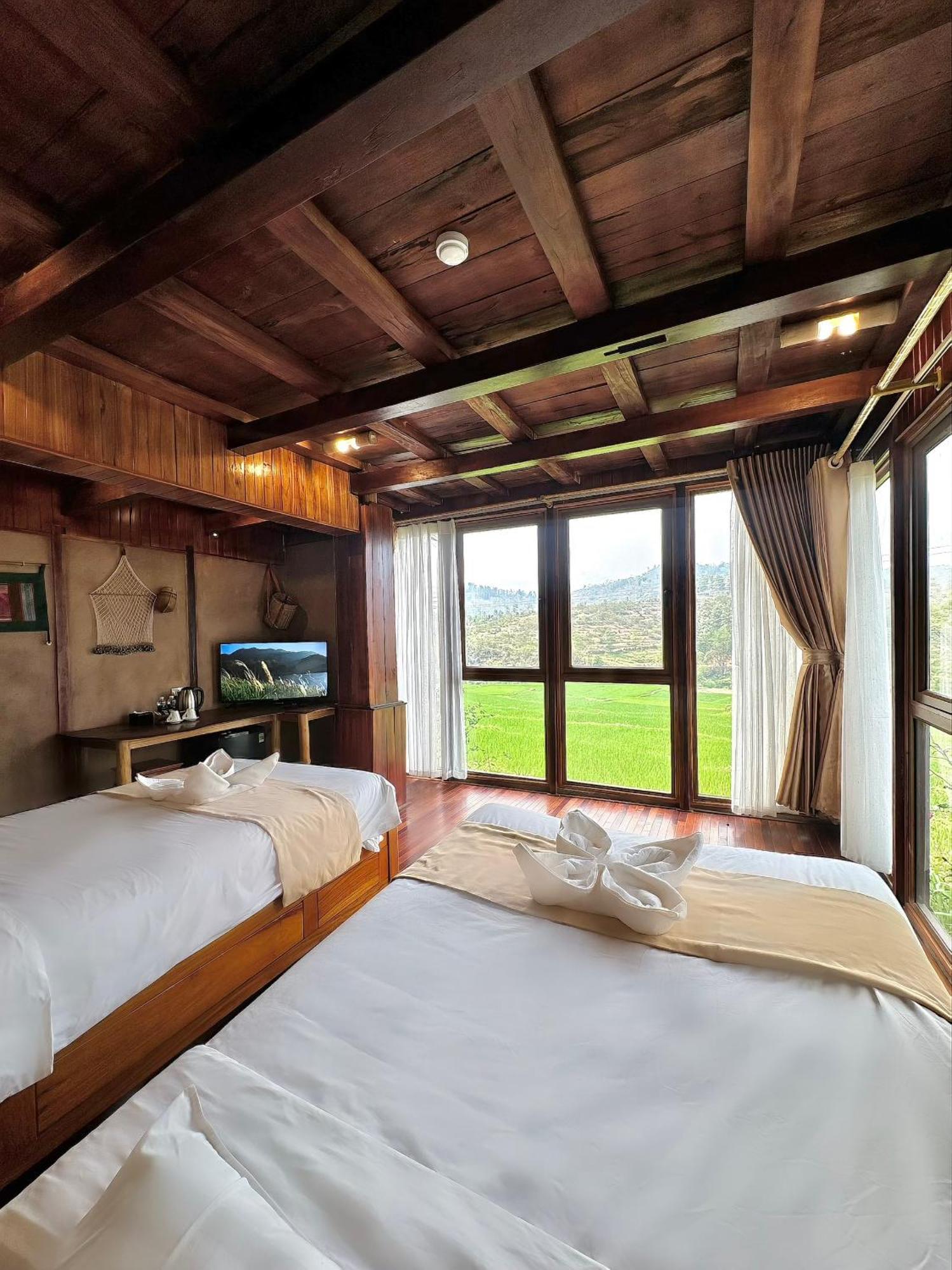 ホテル Mai Chau Onsen Retreat エクステリア 写真